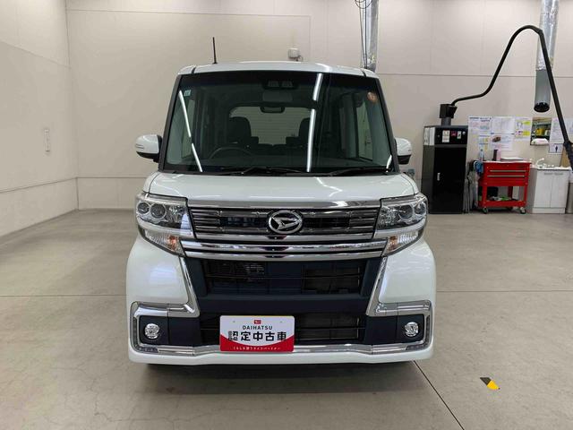 タントカスタムＲＳ　トップエディションＳＡIII　４ＷＤ両側電動スライドドア・ＬＥＤヘッドライト・オートライト・オートマチックハイビーム・プッシュスタートボタン・アイドリングストップ・ＥＴＣ・シートヒーター・オートエアコン・スマートアシスト３（群馬県）の中古車