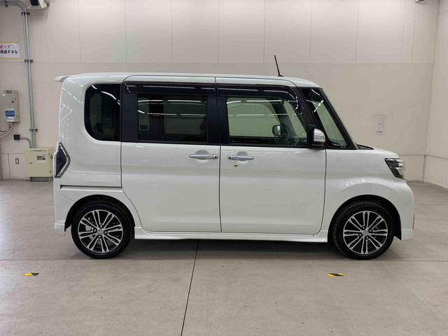 タントカスタムＲＳ　トップエディションＳＡIII　４ＷＤ両側電動スライドドア・ＬＥＤヘッドライト・オートライト・オートマチックハイビーム・プッシュスタートボタン・アイドリングストップ・ＥＴＣ・シートヒーター・オートエアコン・スマートアシスト３（群馬県）の中古車