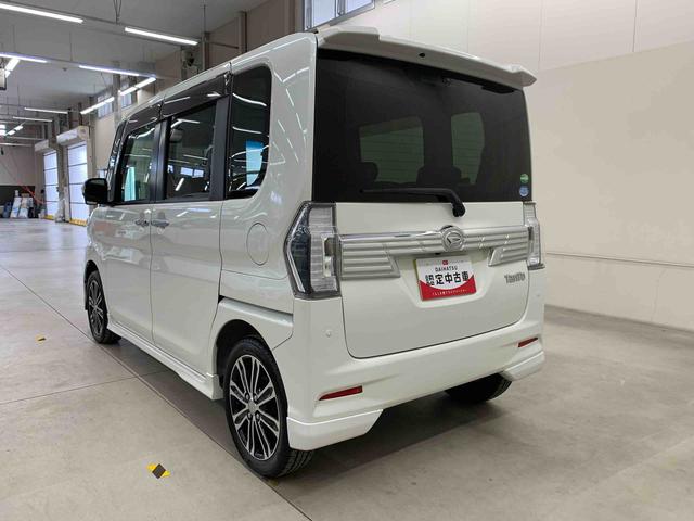 タントカスタムＲＳ　トップエディションＳＡIII　４ＷＤ両側電動スライドドア・ＬＥＤヘッドライト・オートライト・オートマチックハイビーム・プッシュスタートボタン・アイドリングストップ・ＥＴＣ・シートヒーター・オートエアコン・スマートアシスト３（群馬県）の中古車