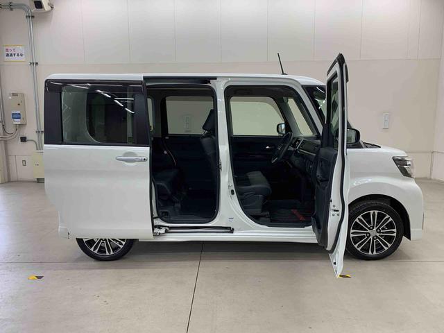 タントカスタムＲＳ　トップエディションＳＡIII　４ＷＤ両側電動スライドドア・ＬＥＤヘッドライト・オートライト・オートマチックハイビーム・プッシュスタートボタン・アイドリングストップ・ＥＴＣ・シートヒーター・オートエアコン・スマートアシスト３（群馬県）の中古車