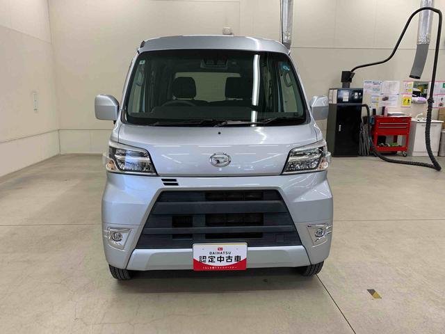 ハイゼットカーゴクルーズターボSAIII 4WDLEDヘッドライト・ナビ・ドライブレコーダー・ETC・キーレスエントリー・アイドリングストップ・マニュアルエアコン・バックカメラ・電動格納式ドアミラー・スマートアシストIII(群馬県)の中古車