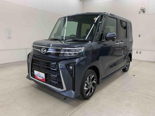タントカスタムＸ　４ＷＤ両側電動スライドドア・プッシュボタンスタート・アイドリングストップ・ＬＥＤヘッドライト・オートライト・オートエアオン・シートヒーター・バックカメラ・電動パーキングブレーキ・スマートアシスト（群馬県）の中古車