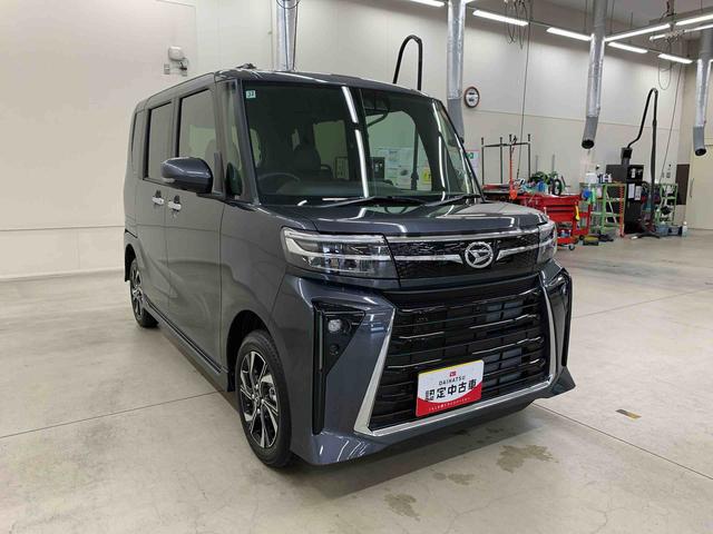 タントカスタムＸ　４ＷＤ両側電動スライドドア・６．８インチディスプレイオーディオ・スマートパノラマパーキング・ＬＥＤヘッドライト・オートライト・プッシュボタンスタート・アイドリングストップ・オートエアコン・スマートアシスト（群馬県）の中古車