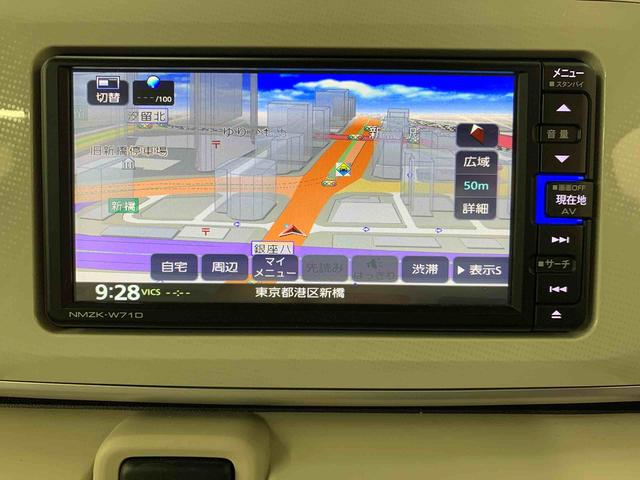ムーヴキャンバスG SAIII 4WDナビ 両側電動スライドドア LEDヘッドライト アイドリングストップ プッシュボタンスタート キーフリー シートヒーター バックカメラ オートエアコン スマートアシストIII 電動格納ドアミラー(群馬県)の中古車