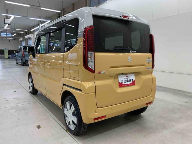 スペーシアハイブリッドＸ　４ＷＤ両側電動スライドドア　ナビ　ＥＴＣ　ドライブレコーダー　プッシュボタンスタート　運転席助手席シートヒーター　ＬＥＤヘッドライト　オートライト　バックカメラ　オートエアコン　電動格納式ドアミラー（群馬県）の中古車