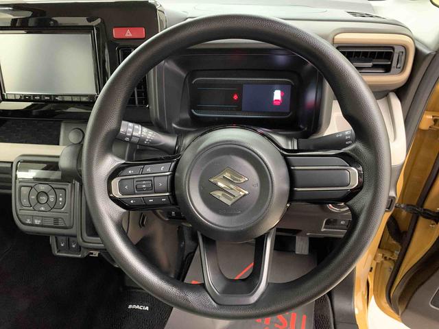 スペーシアハイブリッドＸ　４ＷＤ両側電動スライドドア　ナビ　ＥＴＣ　ドライブレコーダー　プッシュボタンスタート　運転席助手席シートヒーター　ＬＥＤヘッドライト　オートライト　バックカメラ　オートエアコン　電動格納式ドアミラー（群馬県）の中古車