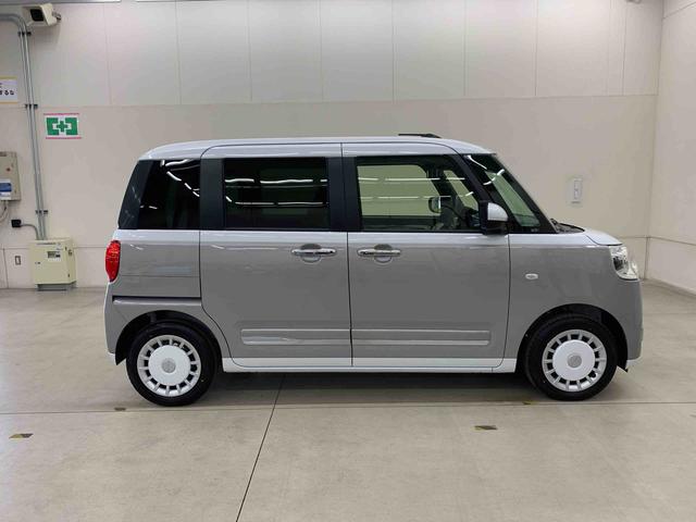 ムーヴキャンバスストライプスG 2WD 走行2328キロ運転席助手席シートヒーター プッシュボタンスタート スマートアシスト LEDヘッドライト オートエアコン 両側電動スライドドア バックカメラ オートエアコン 電動パーキングブレーキ(群馬県)の中古車