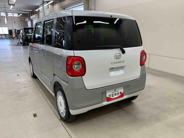 ムーヴキャンバスストライプスG 2WD 走行2328キロ運転席助手席シートヒーター プッシュボタンスタート スマートアシスト LEDヘッドライト オートエアコン 両側電動スライドドア バックカメラ オートエアコン 電動パーキングブレーキ(群馬県)の中古車