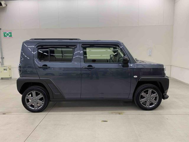 タフトGターボ ダーククロムベンチャー 4WD 走行424キロLEDヘッドライト 運転席助手席シートヒーター ガラスルーフ オートライト プッシュボタンスタート バックカメラ アイドリングストップ オートエアコン スマートアシスト 電動格納式ドアミラー(群馬県)の中古車