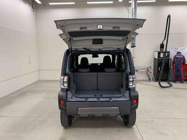タフトGターボ ダーククロムベンチャー 4WD 走行424キロLEDヘッドライト 運転席助手席シートヒーター ガラスルーフ オートライト プッシュボタンスタート バックカメラ アイドリングストップ オートエアコン スマートアシスト 電動格納式ドアミラー(群馬県)の中古車