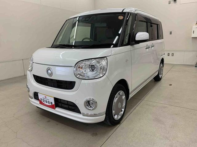 ムーヴキャンバスＧメイクアップリミテッドＳＡIII　２ＷＤ走行２９８２７キロ７インチナビ　ドライブレコーダー　ＬＥＤヘッドライト　オートライト　助手席シートヒーター　両側電動スライドドア　全方位モニター　プッシュボタンスタート　スマートアシストＩＩＩ　電動格納式ドアミラー（群馬県）の中古車
