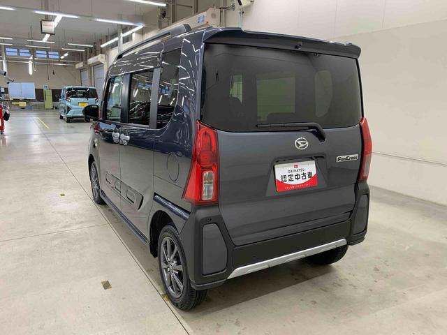 タントファンクロスリミテッド　４ＷＤ　走行３５４０キロキーフリー　ＬＥＤヘッドライト　オートライト　プッシュボタンスタート　スマートアシスト　両側電動スライドドア　バックカメラ　シートヒーター　電動パーキングブレーキ　オートエアコン（群馬県）の中古車