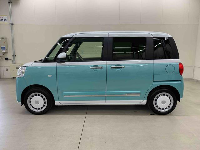 ムーヴキャンバスストライプスＧ　２ＷＤ両側電動スライドドア・ＬＥＤヘッドライト・ナビ・ドラレコ・バックカメラ・シートヒーター・スマートアシスト・アイドリングストップ・プッシュボタンスタート・オートライト・オートマチックハイビーム（群馬県）の中古車