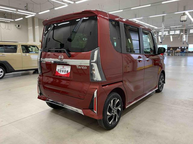 タントカスタムＸ　２ＷＤ両側電動スライドドア・ＬＥＤヘッドライト・バックカメラ・ナビ・シートヒーター・スマートアシスト・アイドリングストップ・プッシュボタンスタート・オートライト・オートマチックハイビーム・オートエアコン（群馬県）の中古車