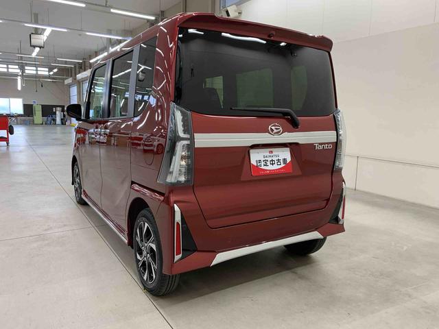 タントカスタムＸ　２ＷＤ両側電動スライドドア・ＬＥＤヘッドライト・バックカメラ・ナビ・シートヒーター・スマートアシスト・アイドリングストップ・プッシュボタンスタート・オートライト・オートマチックハイビーム・オートエアコン（群馬県）の中古車