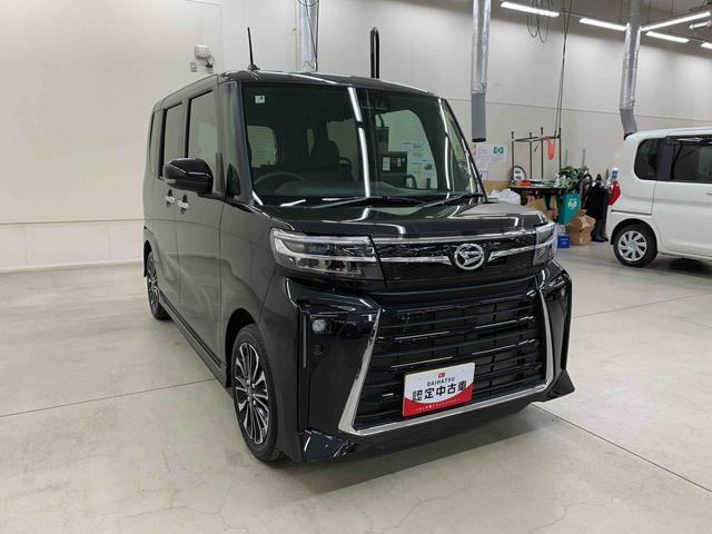 タントカスタムRS 2WD両側電動スライドドア・LEDヘッドライト・オートライト・オートマチックハイビーム・プッシュスタートボタン・アイドリングストップ・スマートアシスト・シートヒーター・電動格納式ドアミラー(群馬県)の中古車