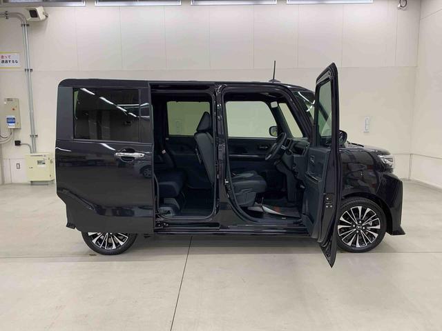 タントカスタムRS 2WD両側電動スライドドア・LEDヘッドライト・オートライト・オートマチックハイビーム・プッシュスタートボタン・アイドリングストップ・スマートアシスト・シートヒーター・電動格納式ドアミラー(群馬県)の中古車