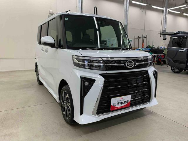 タントカスタムＸ　４ＷＤ両側電動スライドドア・ＬＥＤヘッドライト・オートライト・オートマチックハイビーム・プッシュスタートボタン・アイドリングストップ・シシートヒーター・電動パーキングブレーキ・スマートアシスト（群馬県）の中古車