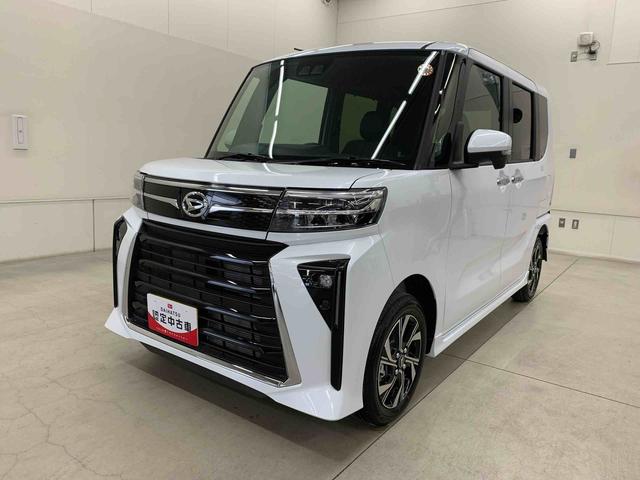 タントカスタムＸ　４ＷＤ両側電動スライドドア・ＬＥＤヘッドライト・オートライト・オートマチックハイビーム・プッシュスタートボタン・アイドリングストップ・シシートヒーター・電動パーキングブレーキ・スマートアシスト（群馬県）の中古車