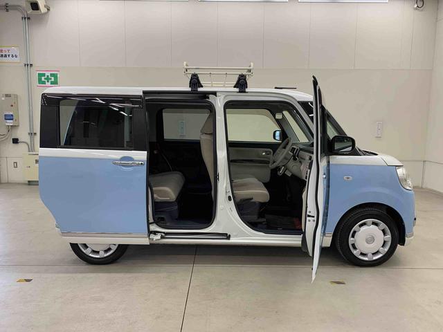 ムーヴキャンバスＧメイクアップ　ＳＡIII　２ＷＤ両側電動スライドドア・ＬＥＤヘッドライト・バックカメラ・プッシュボタンスタート・アイドリングストップ・スマートアシストＩＩＩ・電動格納式ドアミラー・オートエアコン（群馬県）の中古車