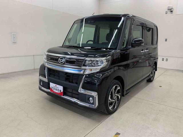タントカスタムＲＳ　トップエディションＶＳ　ＳＡIII　４ＷＤ両側電動スライドドア・ナビ・ＥＴＣ・全方位モニター・ＬＥＤヘッドライト・オートライト・オートエアコン・プッシュボタンスタート・アイドリングストップ・電動格納式ドアミラー・スマートアシストＩＩＩ（群馬県）の中古車