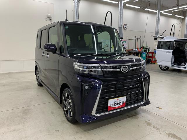 タントカスタムＸ　２ＷＤ両側電動スライドドア・プッシュボタンスタート・アイドリングストップ・ＬＥＤヘッドライト・オートライト・オートマチックハイビーム・オートエアコン・シートヒーター・電動パーキングブレーキ・スマートアシスト（群馬県）の中古車