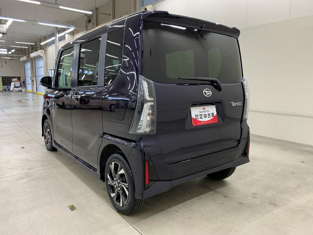 タントカスタムＸ　２ＷＤ両側電動スライドドア・プッシュボタンスタート・アイドリングストップ・ＬＥＤヘッドライト・オートライト・オートマチックハイビーム・オートエアコン・シートヒーター・電動パーキングブレーキ・スマートアシスト（群馬県）の中古車
