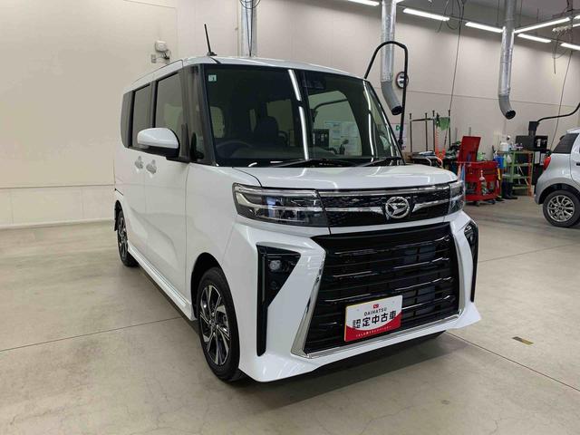 タントカスタムＸ　２ＷＤ両側電動スライドドア・ＬＥＤヘッドライト・オートライト・オートマチックハイビーム・プッシュボタンスタート・アイドリングストップ・オートエアコン・バックカメラ・電動パーキングブレーキ・スマートアシスト（群馬県）の中古車