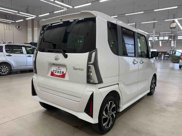タントカスタムＸ　２ＷＤ両側電動スライドドア・ＬＥＤヘッドライト・オートライト・オートマチックハイビーム・プッシュボタンスタート・アイドリングストップ・オートエアコン・バックカメラ・電動パーキングブレーキ・スマートアシスト（群馬県）の中古車