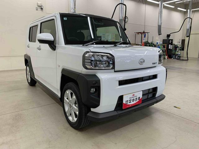 タフトG 2WD元当社試乗車 LEDヘッドライト オートライト 運転席助手席シートヒーター アイドリングストップ バックカメラ プッシュボタンスタート 電動格納式ドアミラー オートエアコン スマートアシスト(群馬県)の中古車
