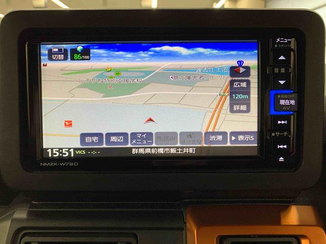 タフトＧ　２ＷＤナビ　全方位モニター　プッシュボタンスタート　キーフリー　ＬＥＤヘッドライト　オートライト　運転席助手席シートヒーター　電動パーキングブレーキ　オートエアコン　アイドリングストップ　スマートアシスト（群馬県）の中古車