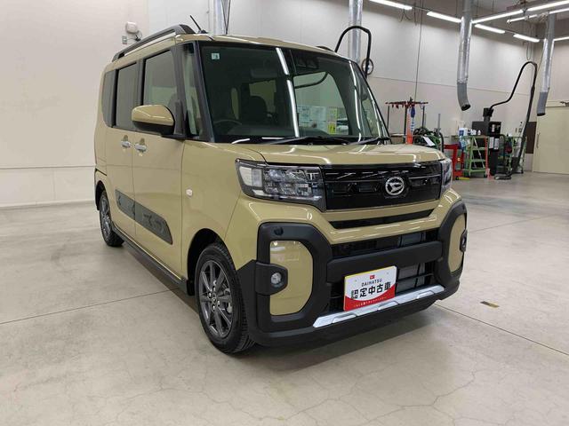 タントファンクロス 2WDプッシュボタンスタート 両側電動スライドドア LEDヘッドライト 電動格納式ドアミラー バックカメラ オートライト アイドリングストップ オートエアコン シートヒーター スマートアシスト(群馬県)の中古車