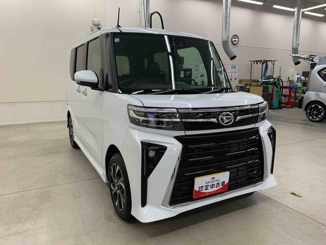 タントカスタムX 2WDキーフリー プッシュボタンスタート LEDヘッドライト オートライト 両側電動スライドドア シートヒーター バックカメラ シートヒーター 電動パーキングブレーキ アイドリングストップ オートエアコン(群馬県)の中古車