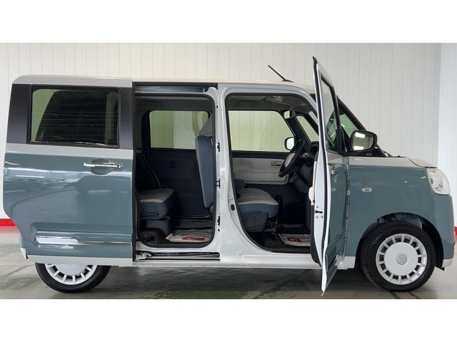 ムーヴキャンバスストライプスＧダイハツ認定中古車ｌ雹害車ｌ両側電動スライドドアｌ電動パーキングブレーキｌＬＥＤヘッドライトｌシートヒーターｌオートエアコンｌキーフリーシステムｌスマートアシストｌ保証／整備付（茨城県）の中古車