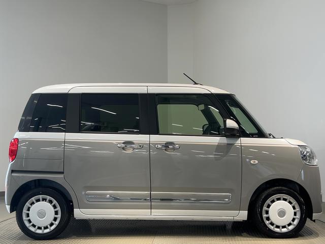 ムーヴキャンバスストライプスＧダイハツ認定中古車ｌＣＶＴｌ両側電動スライドドアｌ電動パーキングブレーキｌＬＥＤヘッドライトｌフォグランプｌシートヒーターｌオートエアコンｌキーフリーシステムｌスマートアシストｌ保証／整備付（茨城県）の中古車