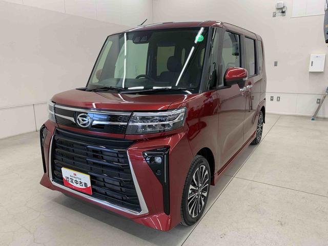 タントカスタムＲＳ　２ＷＤ両側電動スライドドア・ＬＥＤヘッドライト・パノラマモニター・シートヒーター・スマートアシスト・アイドリングストップ（群馬県）の中古車