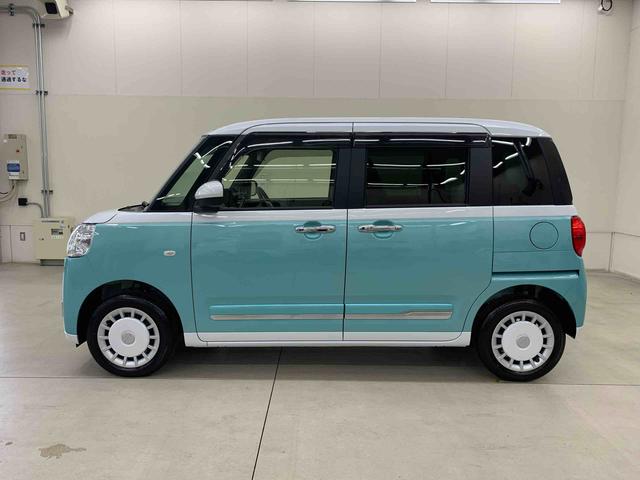 ムーヴキャンバスストライプスＧ　４ＷＤ両側電動スライドドア・ＬＥＤヘッドライト・バックカメラ・シートヒーター・スマートアシスト・アイドリングストップ・プッシュボタンスタート・オートライト・オートマチックハイビーム・オートエアコン（群馬県）の中古車