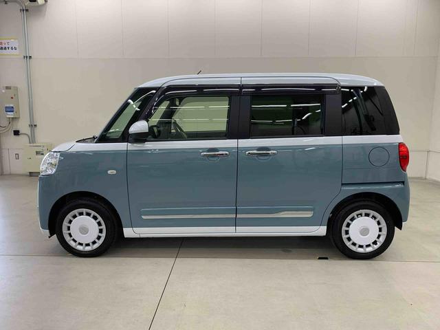 ムーヴキャンバスストライプスＧ　２ＷＤ両側電動スライドドア・ＬＥＤヘッドライト・ナビ・ドラレコ・バックカメラ・シートヒーター・スマートアシスト・アイドリングストップ・プッシュボタンスタート・オートライト・オートマチックハイビーム（群馬県）の中古車