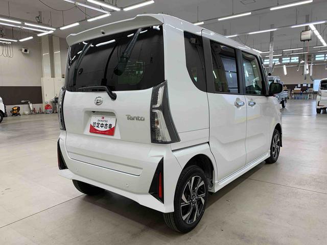 タントカスタムＸ　４ＷＤ両側電動スライドドア・ＬＥＤヘッドライト・バックカメラ・シートヒーター・スマートアシスト・アイドリングストップ・プッシュボタンスタート・オートライト・オートマチックハイビーム・オートエアコン（群馬県）の中古車