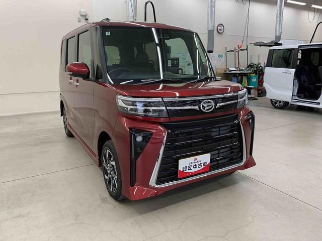 タントカスタムＸ　４ＷＤ両側電動スライドドア・ＬＥＤヘッドライト・バックカメラ・シートヒーター・スマートアシスト・アイドリングストップ・プッシュボタンスタート・オートライト・オートマチックハイビーム・オートエアコン（群馬県）の中古車