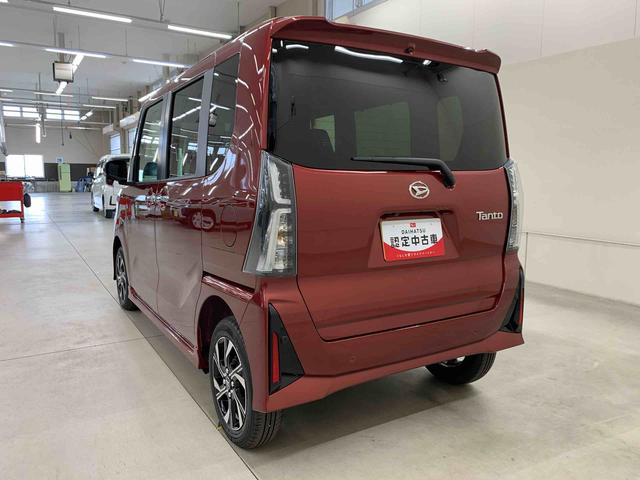 タントカスタムＸ　４ＷＤ両側電動スライドドア・ＬＥＤヘッドライト・バックカメラ・シートヒーター・スマートアシスト・アイドリングストップ・プッシュボタンスタート・オートライト・オートマチックハイビーム・オートエアコン（群馬県）の中古車