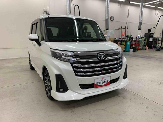 ルーミーカスタムＧ−Ｔ　２ＷＤ両側電動スライドドア・ＬＥＤヘッドライト・オートライト・ドライブレコーダー・ナビ・ＥＴＣ・シートヒーター・スマートアシスト・プッシュスタートボタン・アイドリングストップ・電動格納式ドアミラー（群馬県）の中古車