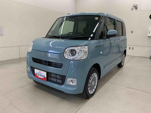 ムーヴキャンバスセオリーＧ　４ＷＤ両側電動スライドドア・ＬＥＤヘッドライト・オートライト・スマートアシスト・プッシュスタートボタン・アイドリングストップ・電動パーキングブレーキ・シートヒーター・電動格納式ドアミラー（群馬県）の中古車