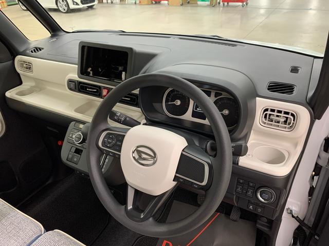 ムーヴキャンバスストライプスG 4WD両側電動スライドドア・LEDヘッドライト・パノラマモニター・シートヒーター・スマートアシスト・アイドリングストップ・プッシュボタンスタート・オートライト・オートマチックハイビーム・オートエアコン(群馬県)の中古車