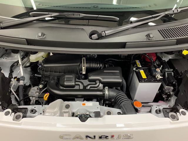 ムーヴキャンバスストライプスG 4WD両側電動スライドドア・LEDヘッドライト・パノラマモニター・シートヒーター・スマートアシスト・アイドリングストップ・プッシュボタンスタート・オートライト・オートマチックハイビーム・オートエアコン(群馬県)の中古車