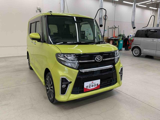 タントウェルカムシートリフト カスタムRS 4WD両側電動スライドドア・LEDヘッドライト・ナビ・ドラレコ・バックカメラ・ETC・シートヒーター・スマートアシスト・アイドリングストップ・プッシュボタンスタート・オートライト・オートマチックハイビーム(群馬県)の中古車