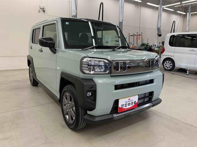 タフトＧターボ　ダーククロムベンチャー　４ＷＤＬＥＤヘッドライト・オートライト・オートマチックハイビーム・プッシュスタートボタン・アイドリングストップ・スマートアシスト・シートヒーター・オートエアコン・電動格納式ドアミラー（群馬県）の中古車