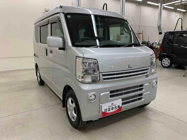 ミニキャブバンＧ　２ＷＤ両側スライドドア・ＬＥＤヘッドライト・オートライト・オートマチックハイビーム・ナビ・キーレスエントリー・アイドリングストップ・シートヒーター・マニュアルエアコン（群馬県）の中古車