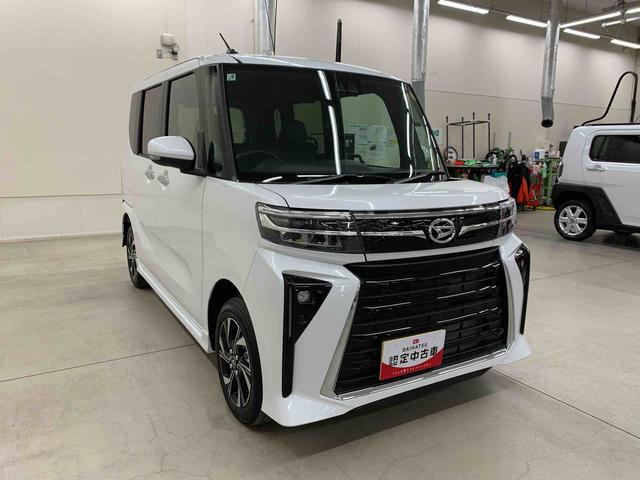 タントカスタムＸ　４ＷＤ両側電動スライドドア・ＬＥＤヘッドライト・オートライト・オートマチックハイビーム・プッシュスタートボタン・アイドリングストップ・シートヒーター・電動パーキングブレーキ・スマートアシスト（群馬県）の中古車