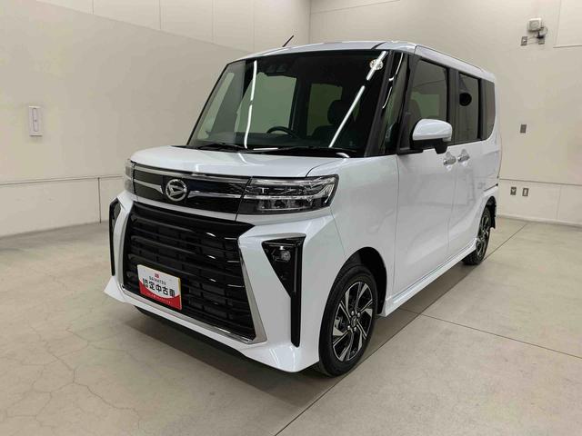 タントカスタムＸ　４ＷＤ両側電動スライドドア・ＬＥＤヘッドライト・オートライト・オートマチックハイビーム・プッシュスタートボタン・アイドリングストップ・シートヒーター・電動パーキングブレーキ・スマートアシスト（群馬県）の中古車